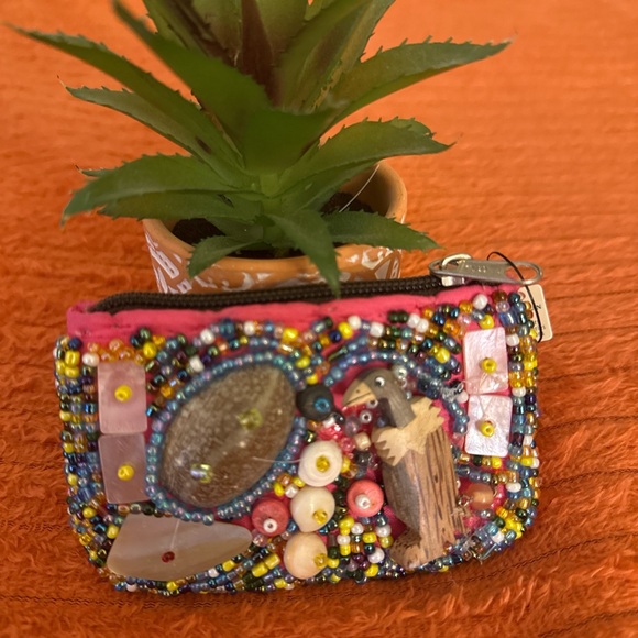 Colorful Beaded Coin Purse - Picture 14 of 16